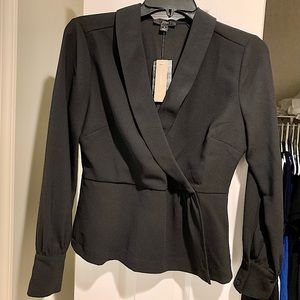 J.Crew Faux Wrap Blouse - size 2